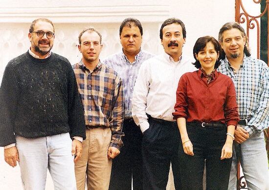 SEMBRADOR. El grupo que conformó Maneco y otros a comienzo de los años ’70, en su momento de mayor esplendor.