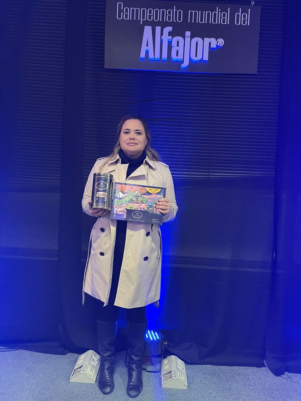 La propuesta de Dulce Manjar que se alzó con el bronce fue el alfajor de dulce de leche con baño de chocolate negro. Foto: Gentileza.