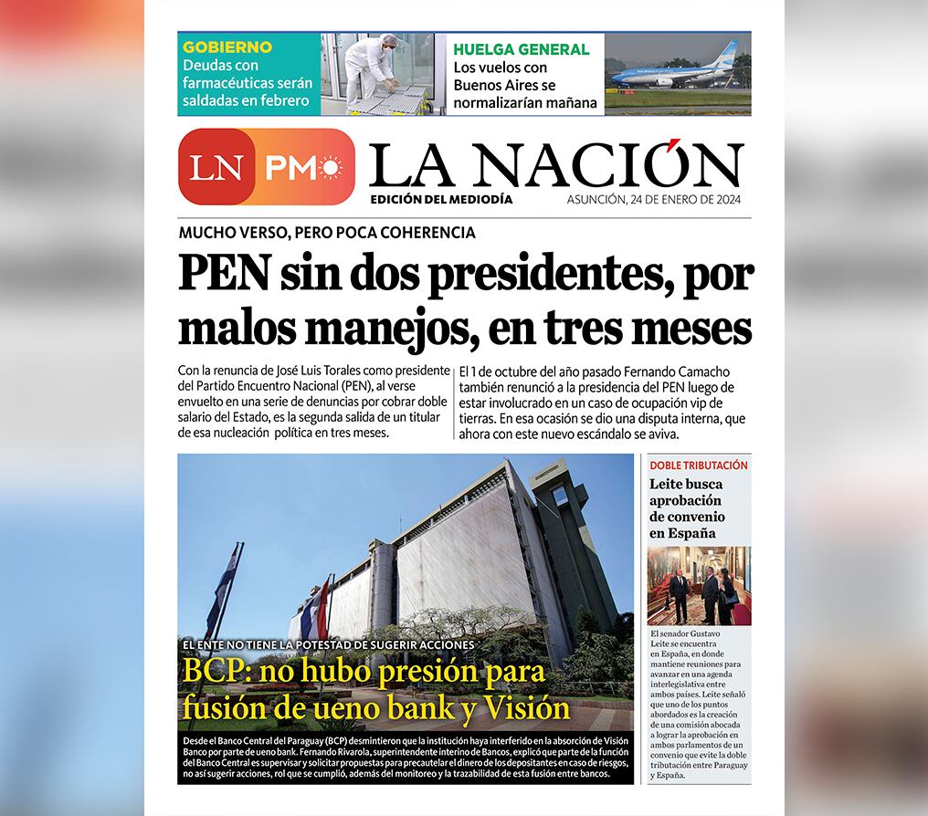 LN PM: edición mediodía del 24 de enero