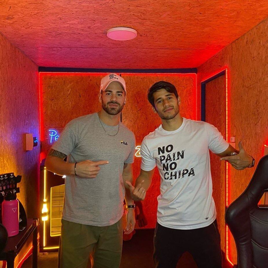 Renato Prono junto a Iván "Tito" Torres. Foto: Gentileza. 