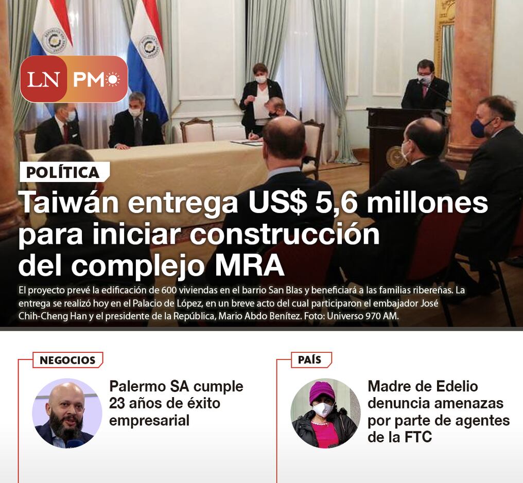 LN PM: Las noticias más importantes de la siesta