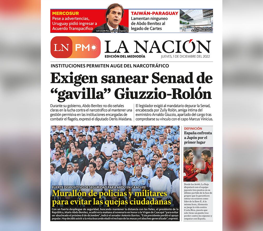 LN PM: edición mediodía del 1 de diciembre 