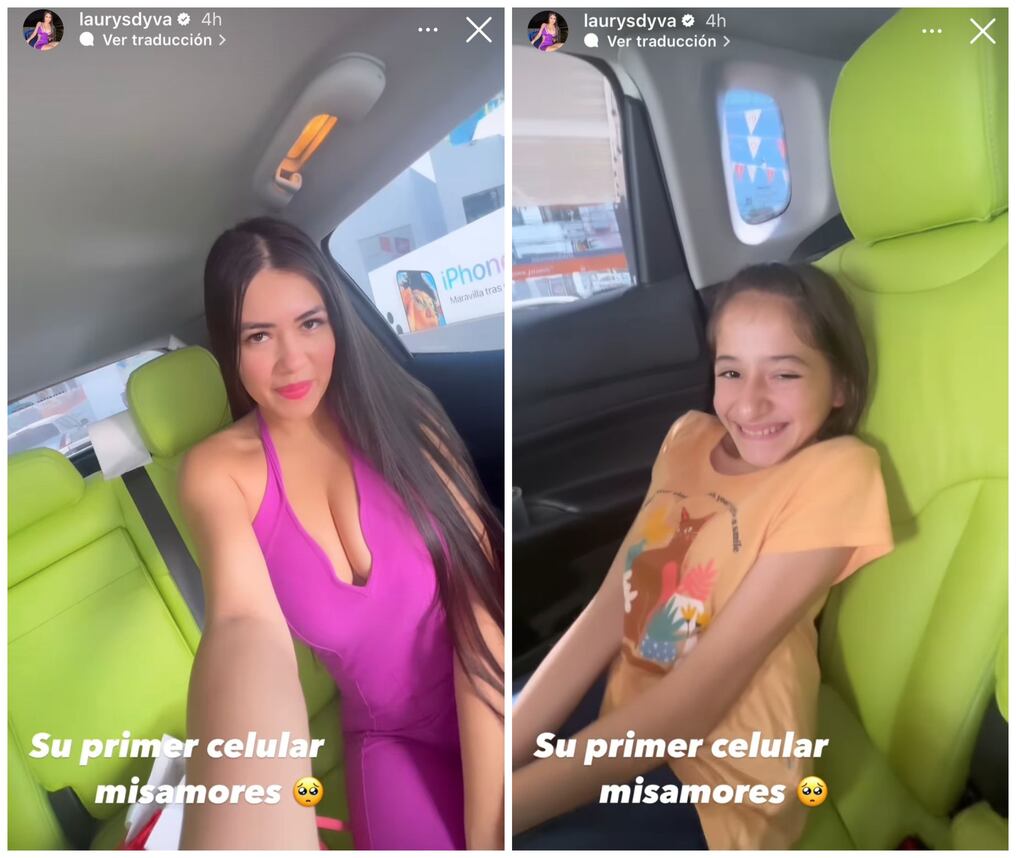 La influencer llevó de paseo a su ahijada y le hizo algunos regalos. Foto: Instagram