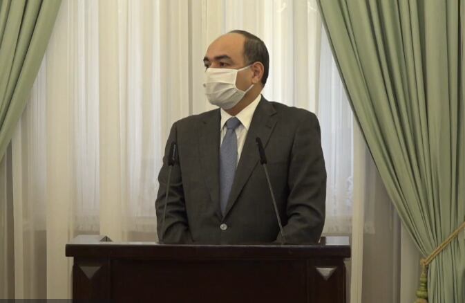 El Canciller Nacional Antonio Rivas. 