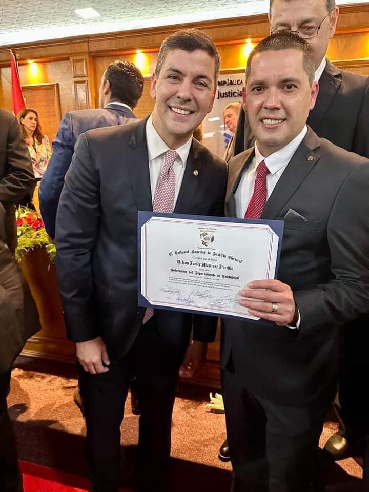 El gobernador electo remarcó su gran confianza en el proyecto de gobierno del presidente electo Santiago Peña. Foto: Gentileza 