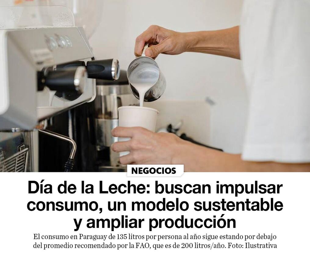 Día de la Leche: buscan impulsar consumo, un modelo sustentable y ampliar producción