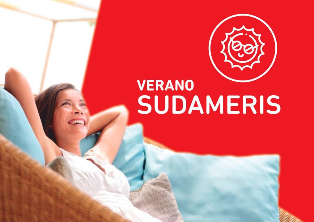 Durante todo el verano, desde noviembre hasta marzo de 2021, todos los clientes con tarjetas del banco podrán canjear puntos de Sudameris Club con reintegros especiales del 20% de jueves a domingo. Foto: Gentileza.