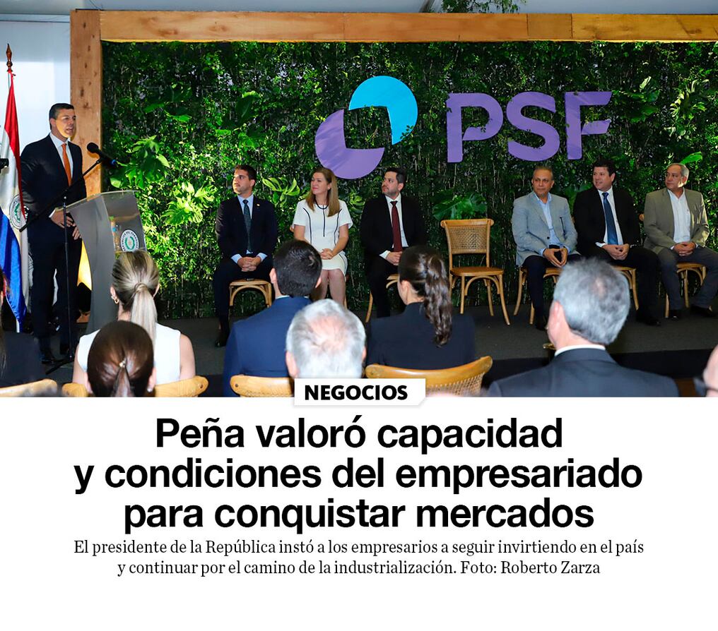 Peña valoró capacidad y condiciones del empresariado para conquistar mercados