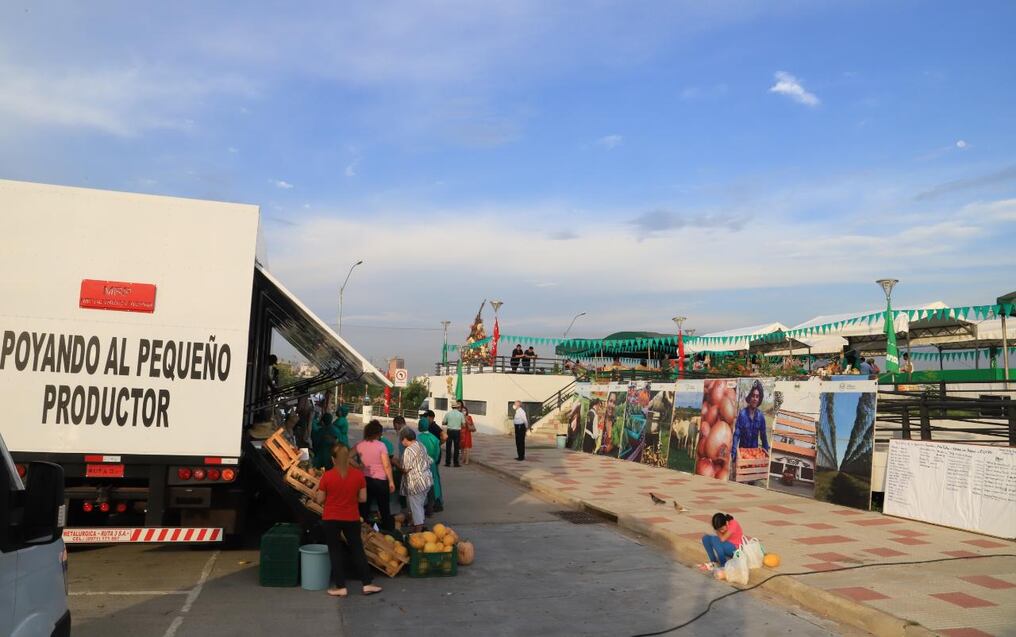Las ferias de agricultura familiar se desarrollaron durante todo el año en diferentes puntos del país. Foto: Gentileza.