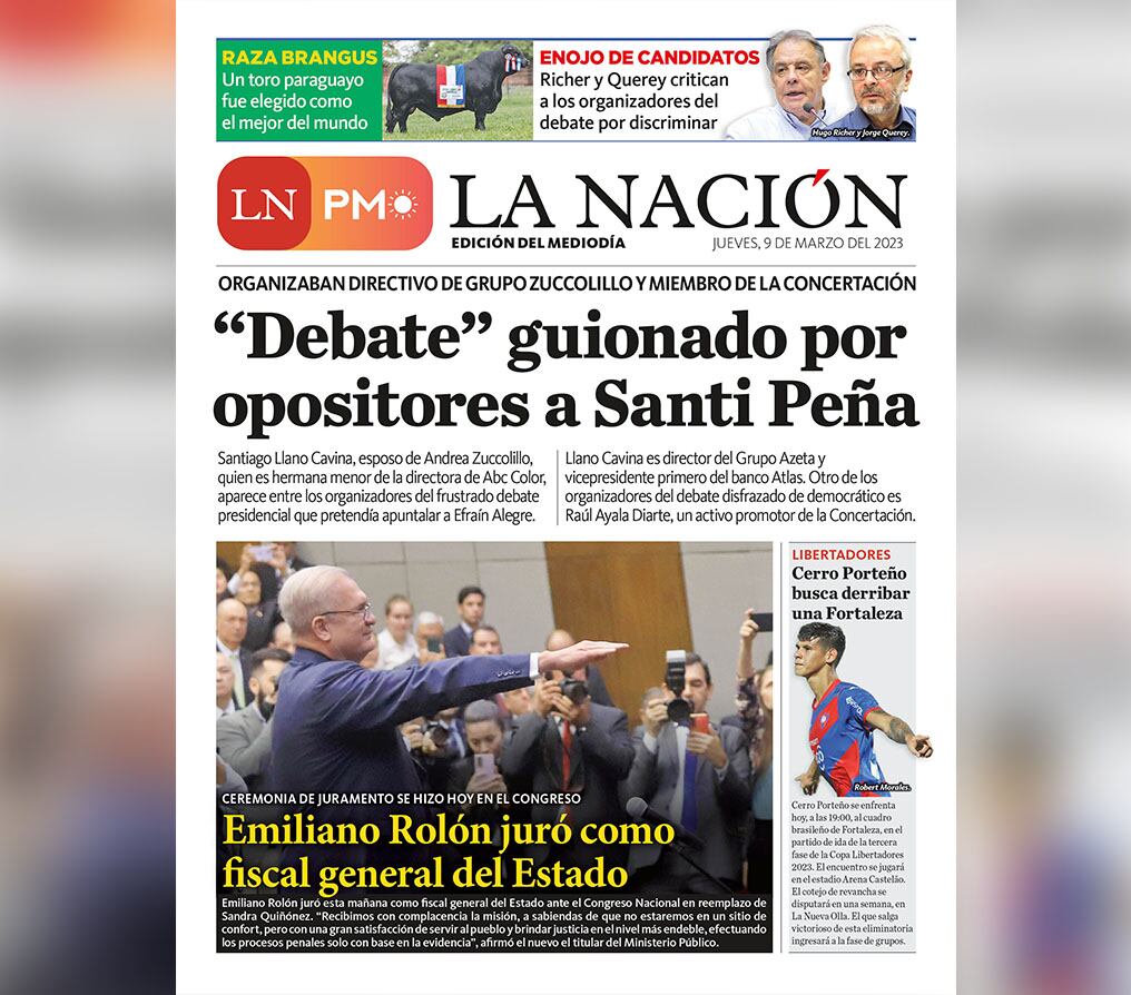 LN PM: edición mediodía del 9 de marzo 