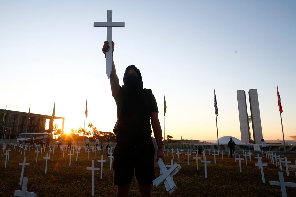 En el caso de Brasil, epicentro de la pandemia en la región con 1.496.858 contagios y casi 62.000 muertos. Foto: Archivo.