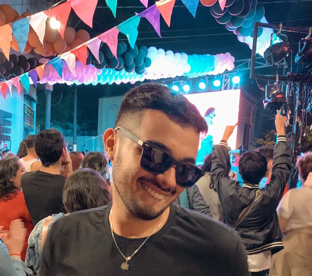 Mathias Fretes es el joven chef que cocinó para el ídolo mundial. Foto: Gentileza. 