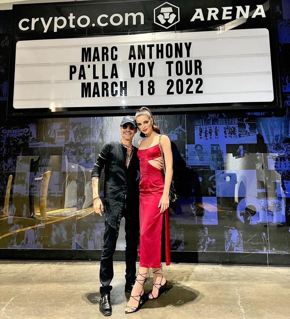 Nadia también compartió una foto con Marc en la entrada de un concierto, con la descripción “Inolvidable concierto. Shoshi loves you". Foto: Gentileza.