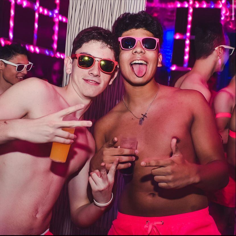 Foto compartida vía Instagram por Tomás D'Alessandro en compañía de Fernando Báez Sosa. Foto: @tomas_dalessandro.