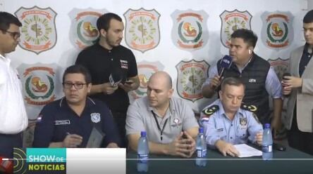 Los intervinientes del Ministerio Público y de la Policía Nacional dieron detalles del procedimiento en el marco de una conferencia de prensa. Foto: Captura de vídeo