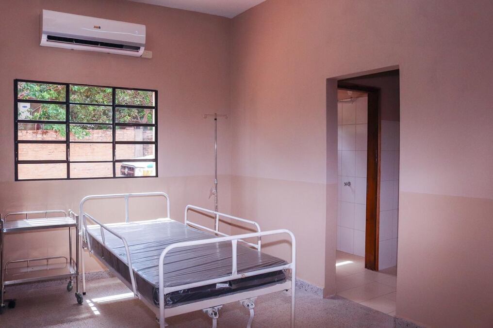 Centro de Salud de la ciudad de San Roque González de Santra Cruz. Foto: Gentileza.