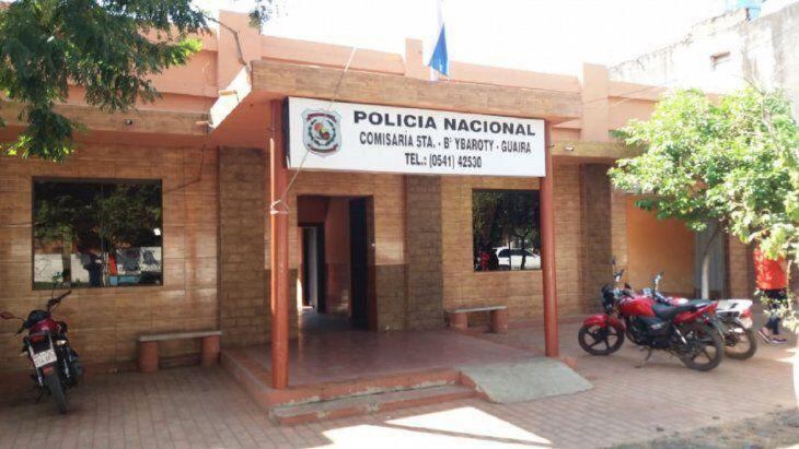La comisaría 5ta de Villarrica funciona como un pequeño albergue de policías. Foto: Gentileza