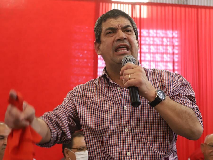 El vicepresidente Hugo Velázquez se encuentra en el departamento de Caaguazú realizando su “habitual gira” por el interior del país en el marco de su campaña electoral. Foto: Archivo.