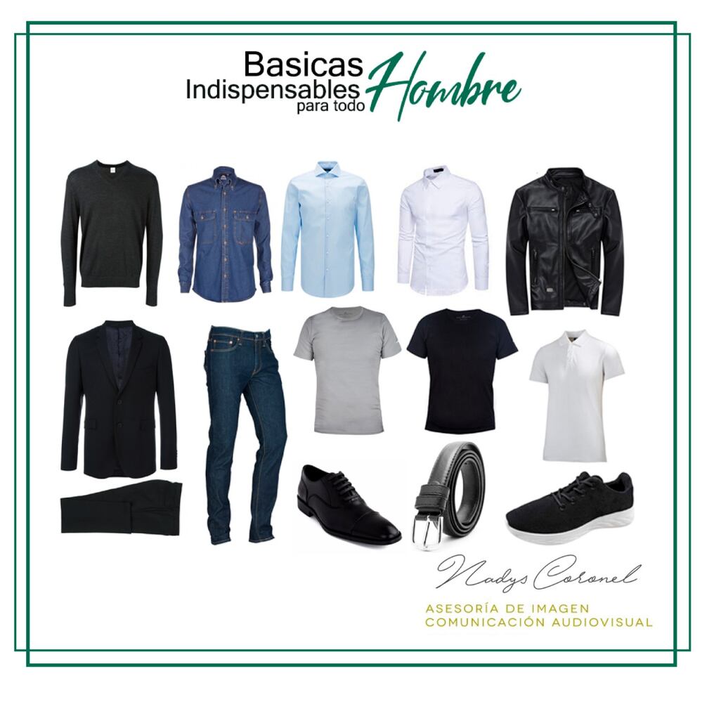 Estas son las prendas clásicas que no pueden faltar en el vestidor de un caballero. Foto: Gentileza