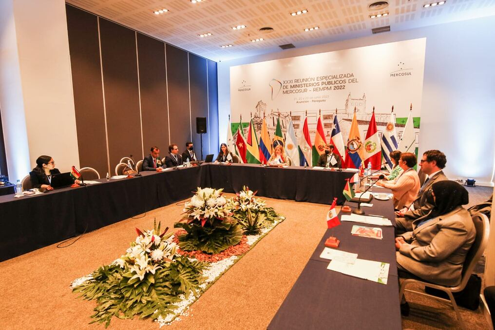 Están presentes en el encuentro, que culmina mañana 22, representantes de Paraguay, Argentina, Brasil, Bolivia, Chile, Colombia, Ecuador, Guyana, Perú y Uruguay. Foto: Gentileza.
