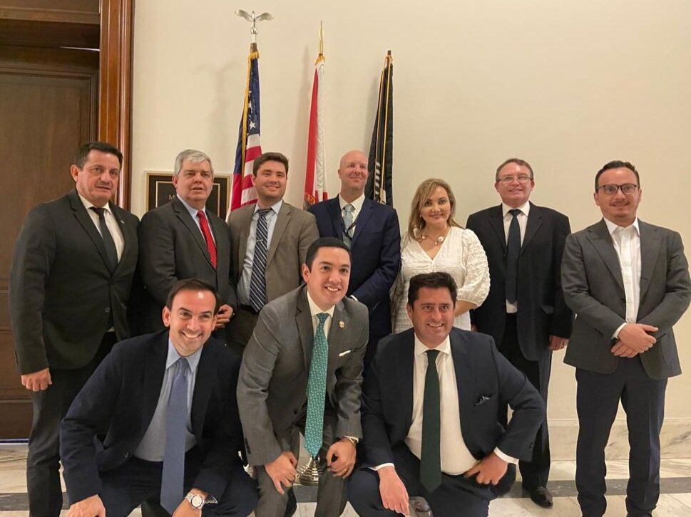 El senador colorado comentó que se buscan desarrollar plataformas de trabajo para abordar problemáticas regionales de forma más activa. Foto: Gentileza.