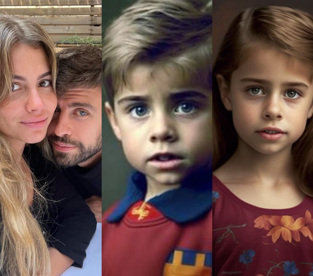 Los hijos de Piqué y Clara tendrán mayormente el cabello castaño, ojos verdes y piel blanca. Foto: Gentileza.