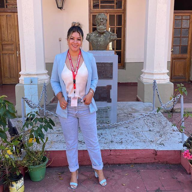 En esta ocasión, Fátima Román recibió una certificación en “Cultura Indígena e Idioma Guaraní en el ámbito jurídico”. Foto: Gentileza.