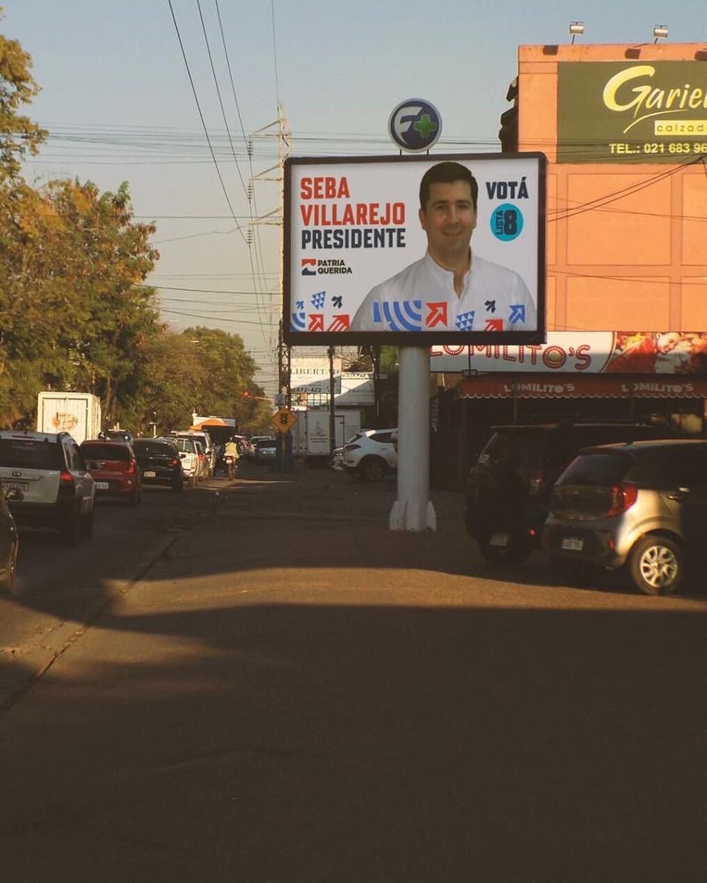 Propaganda elaborada con photoshop, de acuerdo al equipo de Sebastián Villarejo. Foto: Gentileza.