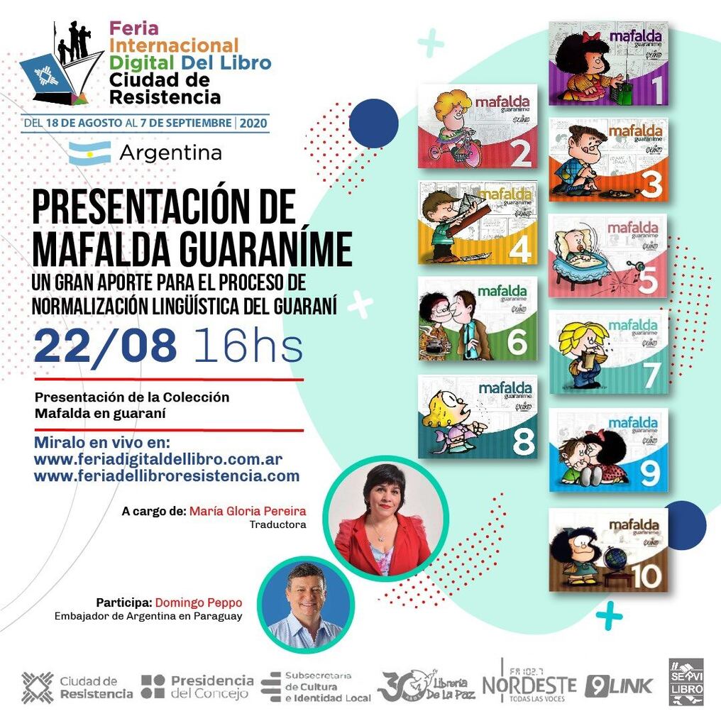 Presentación "Mafalda guaraníme". Foto: Gentileza