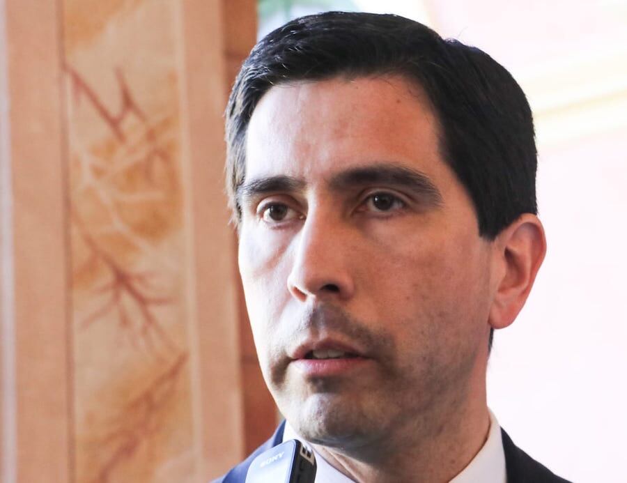 Federico González afirmó que el exministro del Interior, Arnaldo Giuzzio, forma parte de su círculo de amistades y entiende que la institución que ahora encabeza se caracteriza por ser delicada, vidriosa y sensible. Foto: Archivo.
