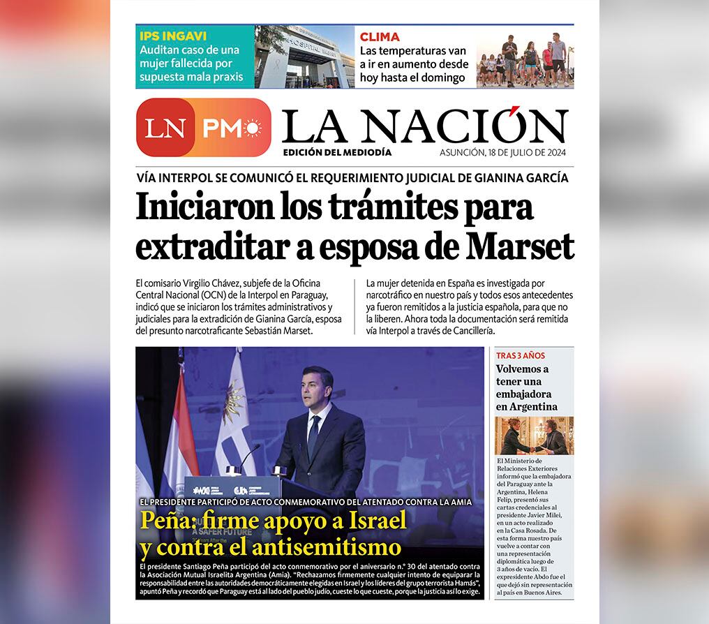 LN PM: edición del 18 de julio