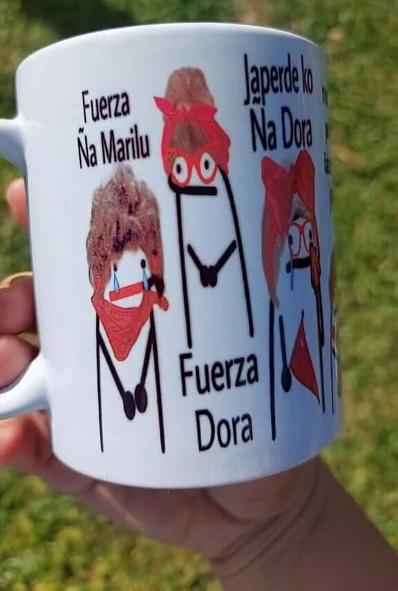 Luego de que se hiciera viral la canción remixada por el Dj Josier, ahora ofrecen productos con la popular frase. Foto: Captura de pantalla.