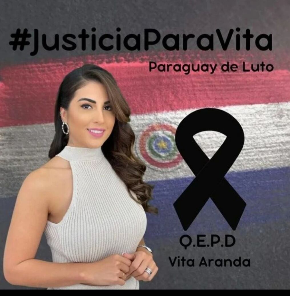 Los internautas exigen a través de las redes sociales el pronto esclarecimiento de la muerte de la modelo e influencer Cristina "Vita" Aranda. Foto: Gentileza.