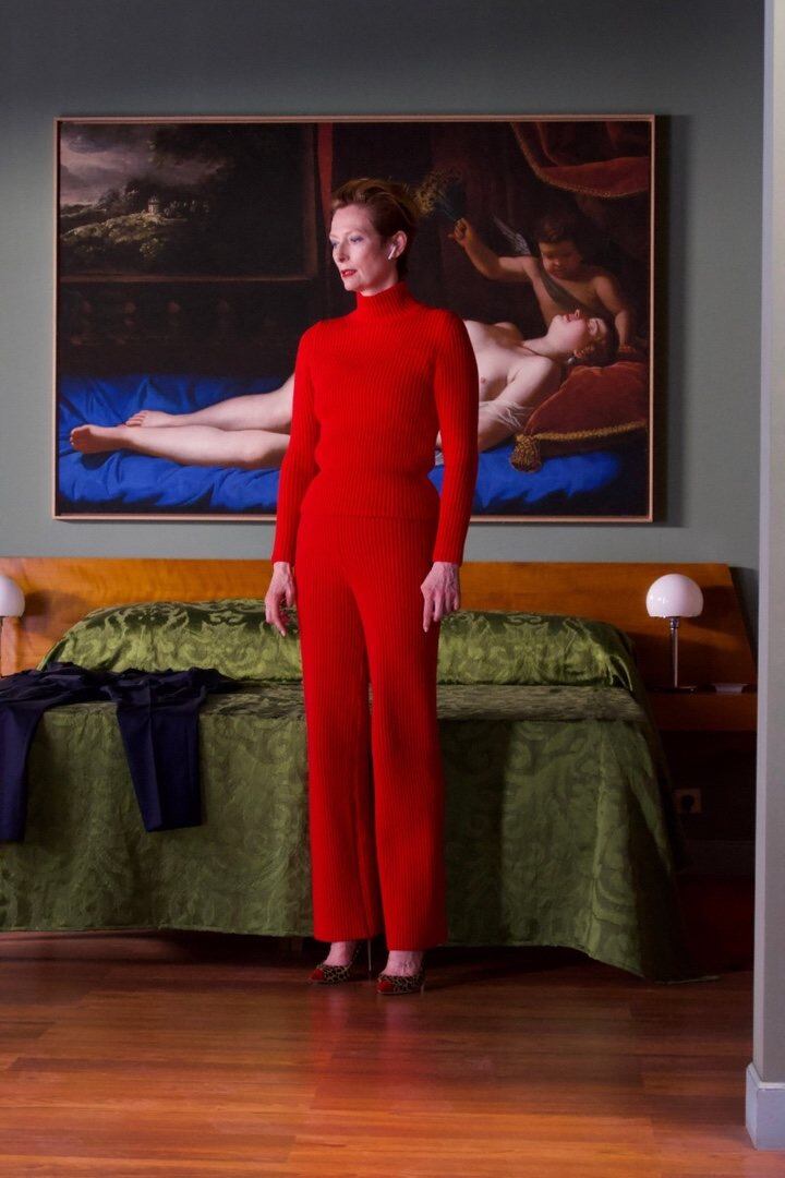 Primera imagen de La voz humana de Pedro Almodóvar con Tilda Swinton. Foto: Archivo.
