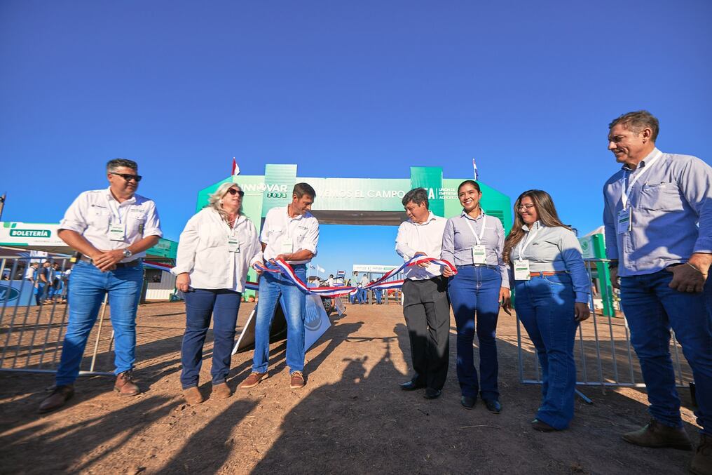 Desde este martes se dio inicio a la mayor feria del agronegocio a nivel país denominada “Innovar 2023”, con más de 600 marcas presentes, en Colonia Yguazú. Foto: Gentileza.