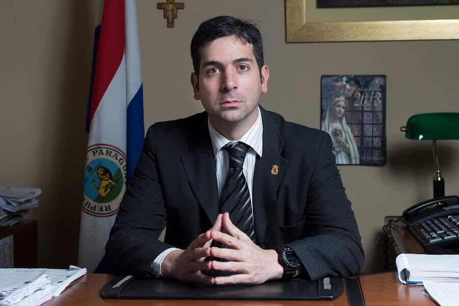 Se trata del proyecto de declaración por el cual la “Honorable Cámara de Senadores rinde homenaje y reconoce al fiscal Marcelo Daniel Pecci Albertini por su relevante trayectoria y dedicación en la lucha conta el crimen organizado”. Foto: Gentileza.