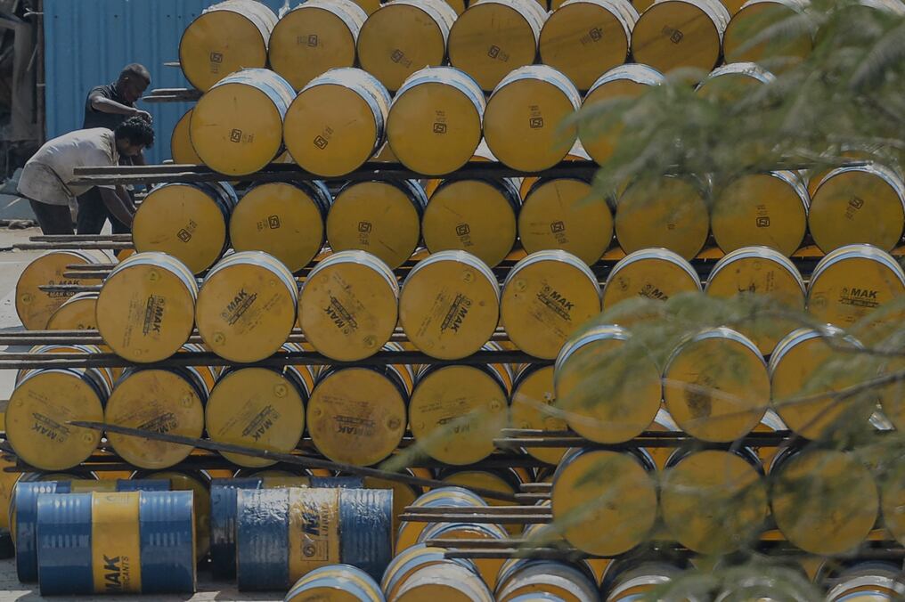Desde que comenzó la invasión rusa a Ucrania el Brent subió 21,9%. Foto: AFP.