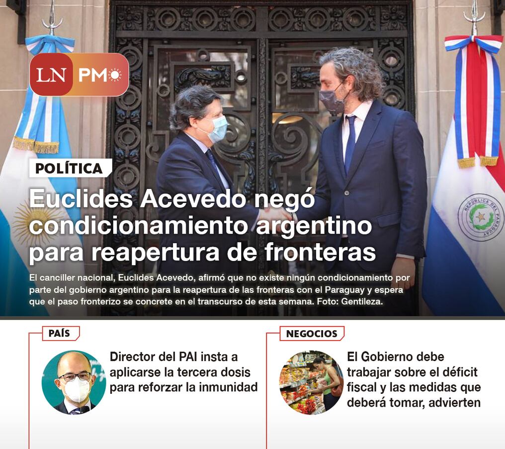 LN PM: las noticias más relevantes de la siesta del 18 de octubre
