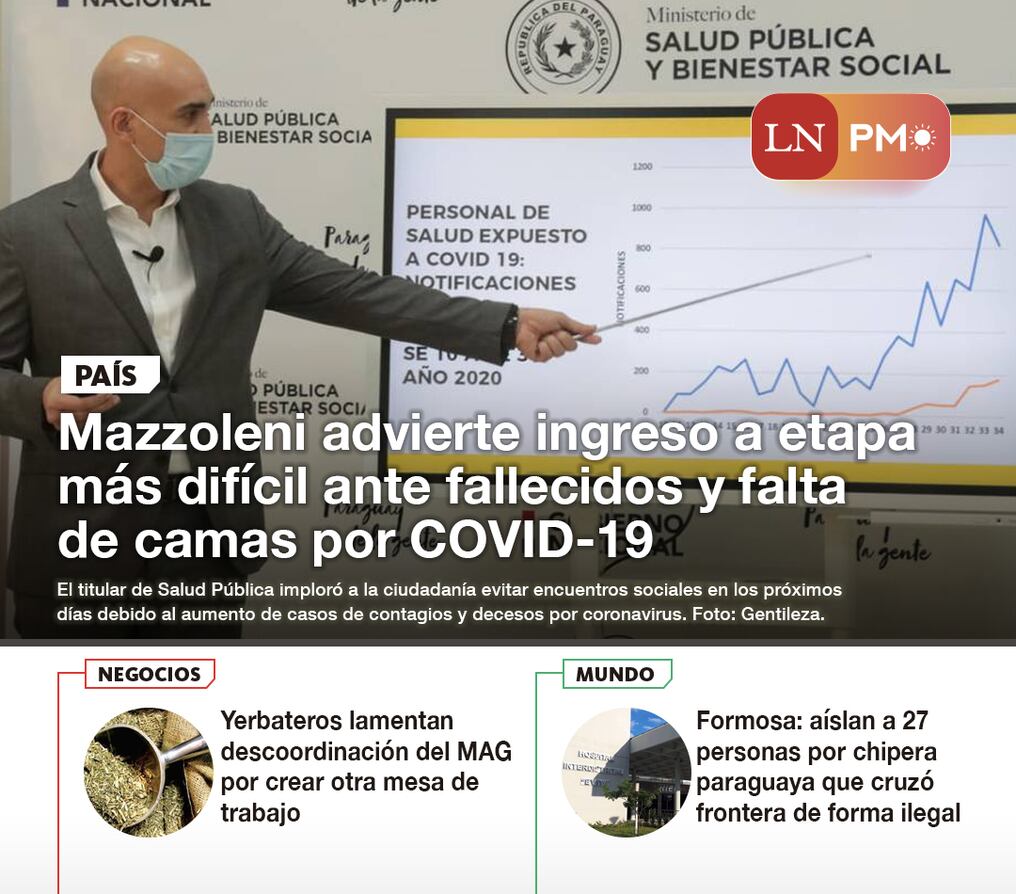 LN PM: Las noticias más relevantes de la siesta del 28 de agosto