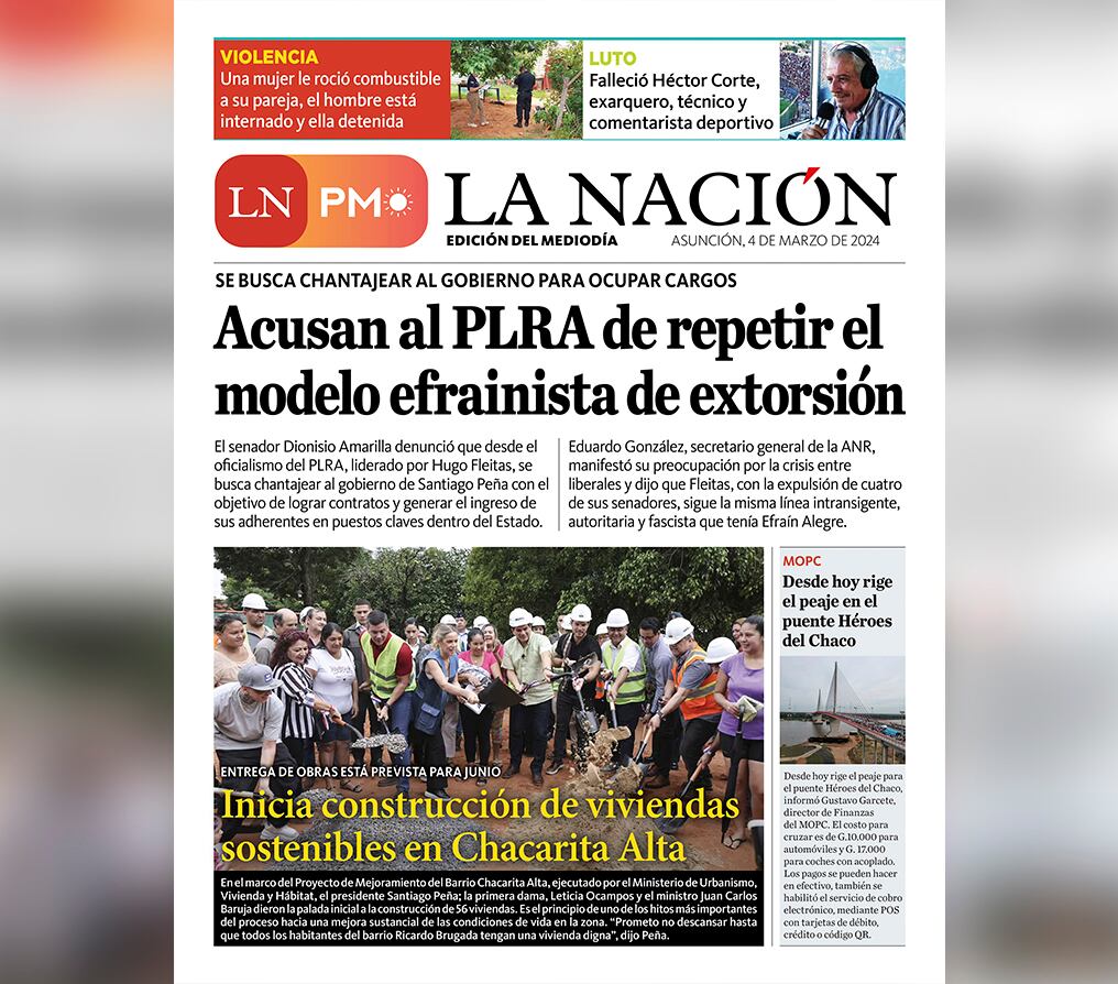 LN PM: edición mediodía del 4 de marzo