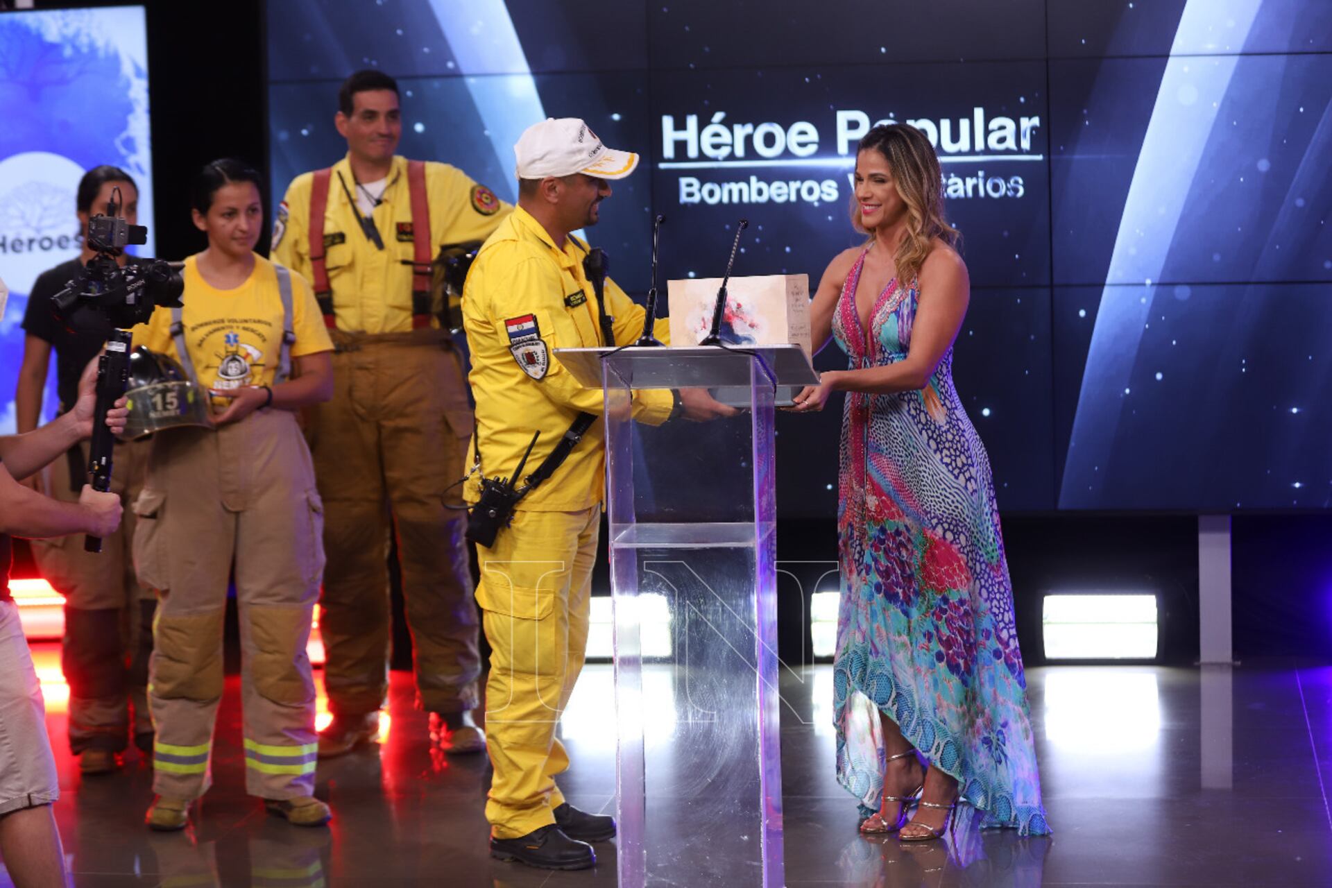 En una de las fechas más representativas para Paraguay, el 1 de marzo, Día Nacional de los Héroes, Nación Media realizó la gala del Festival Héroes 2022 bajo el eslogan “Los verdaderos héroes están entre nosotros”. Foto: Jorge Jara.