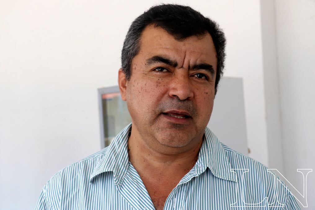 Abelardo Garay Fretes, coordinador de la Asociación de Granjeros del Paraguay. Foto: Pánfilo Leguizamón. 