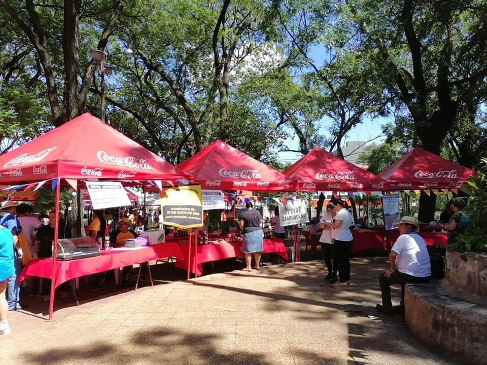 El encuentro arrancó a tempranas horas de hoy sábado y se extenderá hasta las 16:00 en la plaza Infante Rivarola de Asunción. Foto: Gentileza.