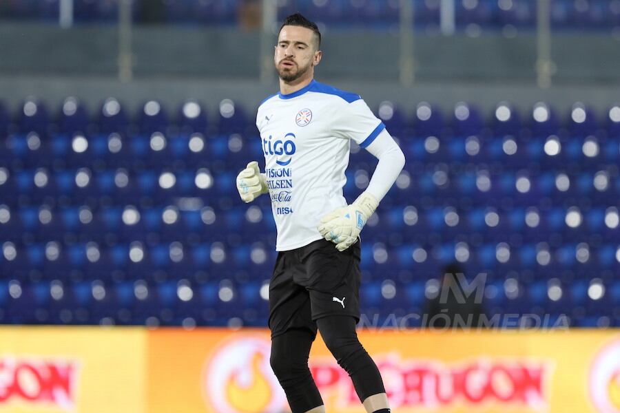 Antony Silva, golero de la selección paraguaya.FOTO:NÉSTOR SOTO
