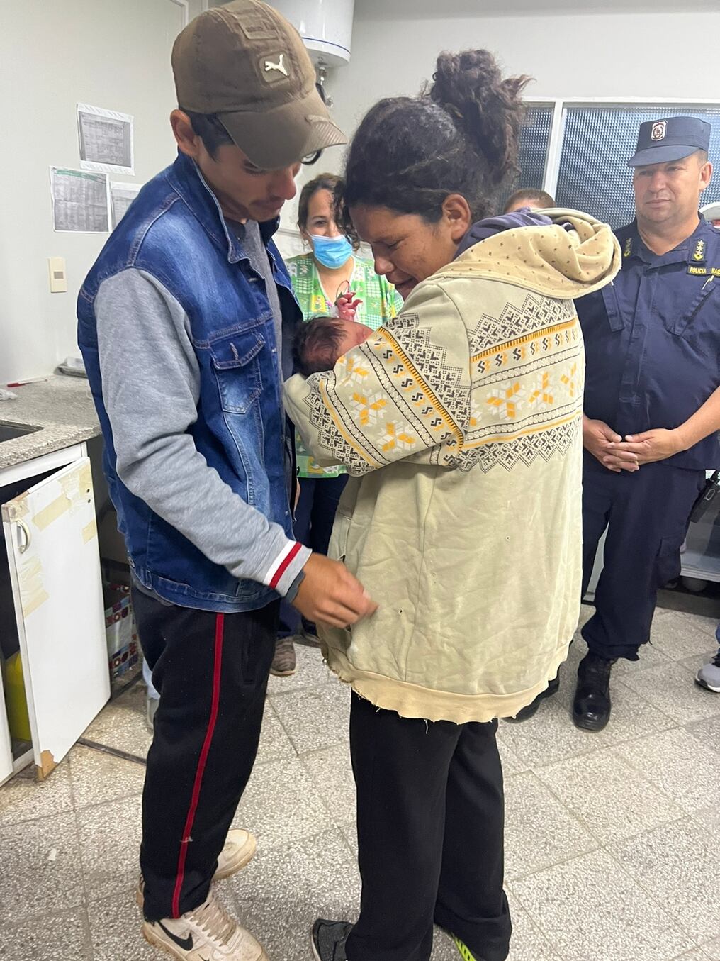 La pequeña ya fue reconocida por su padres y se llama Ángela Magalí. Foto: Gentileza.