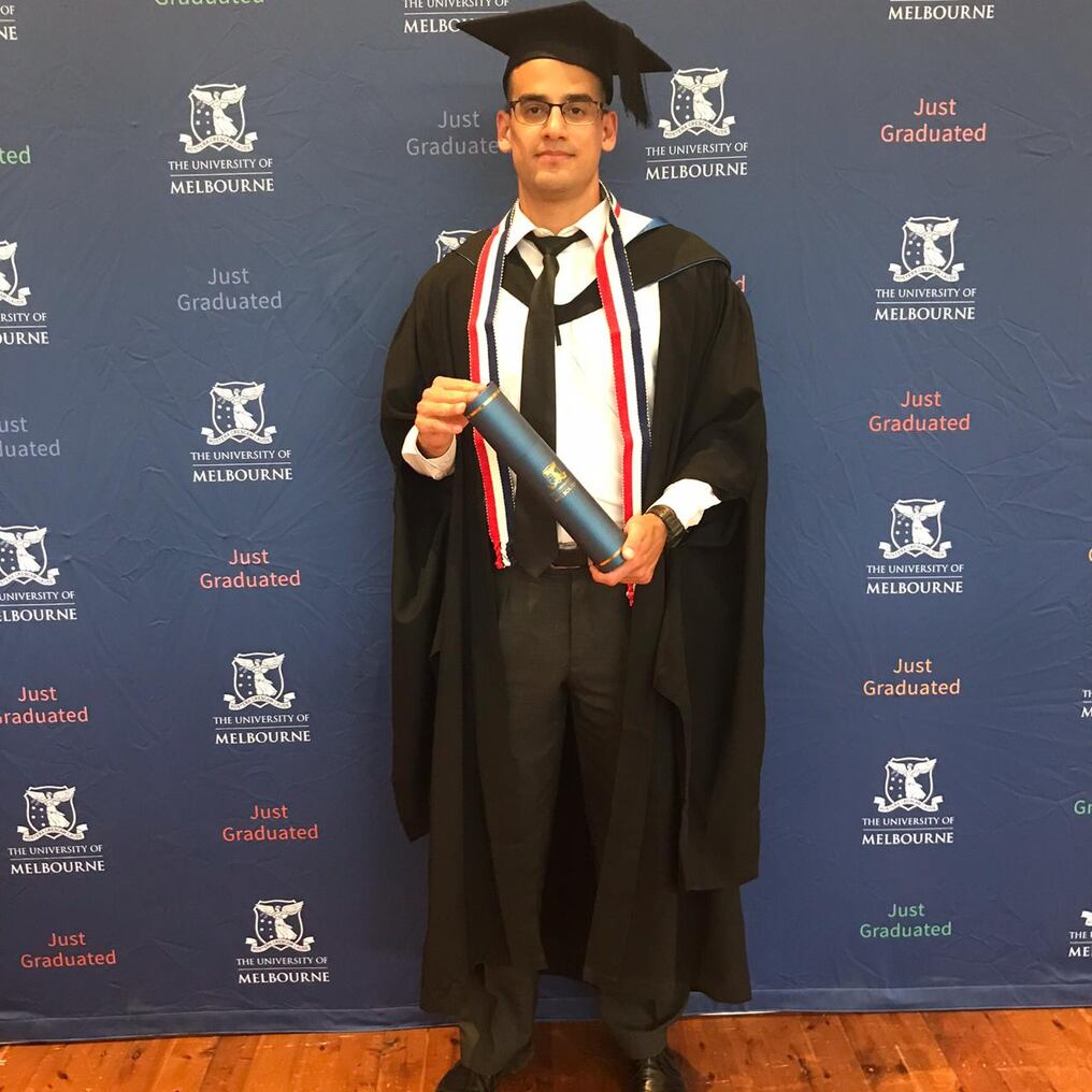 Jorge Giuliano Chamorro Correa (27) es de Fernando de la Mora, economista por la Universidad Nacional de Asunción (UNA) y master en Estudios del Desarrollo por la Universidad de Melbourne, Australia. Foto: Gentileza.