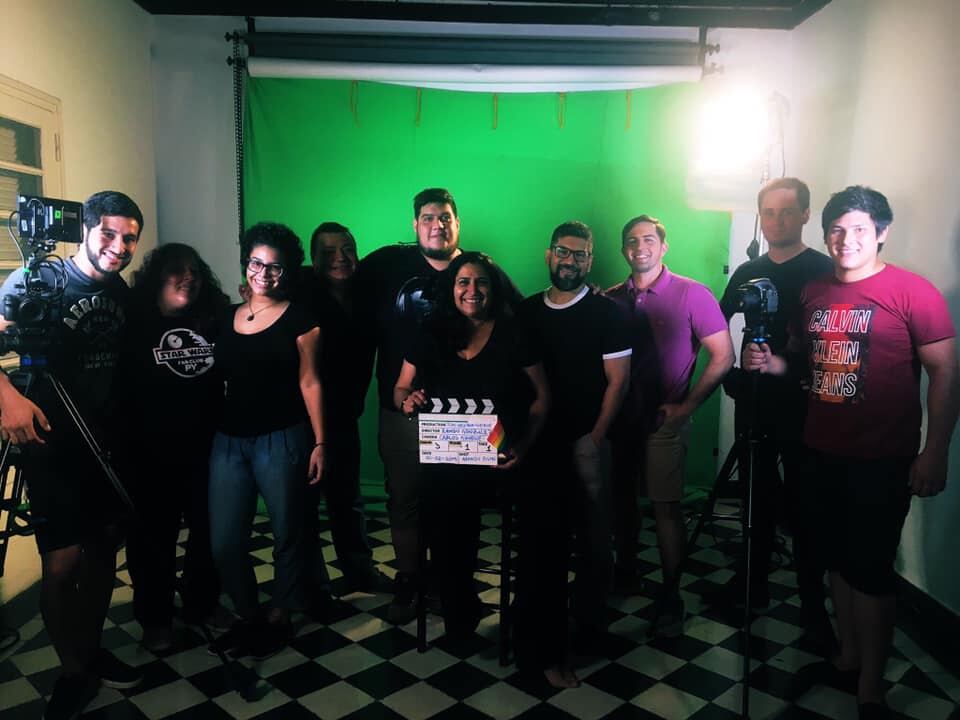 El equipo de Arandú Films emprendió el rodaje de la serie de entrevistas durante el 2019. Foto: Gentileza.
