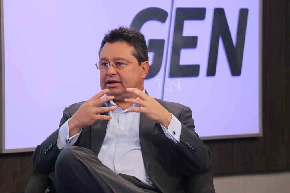 El precandidato a senador Gustavo Leite habló de sus ejes programáticos fundamentales para el Legislativo. Foto: Eduardo Velázquez.