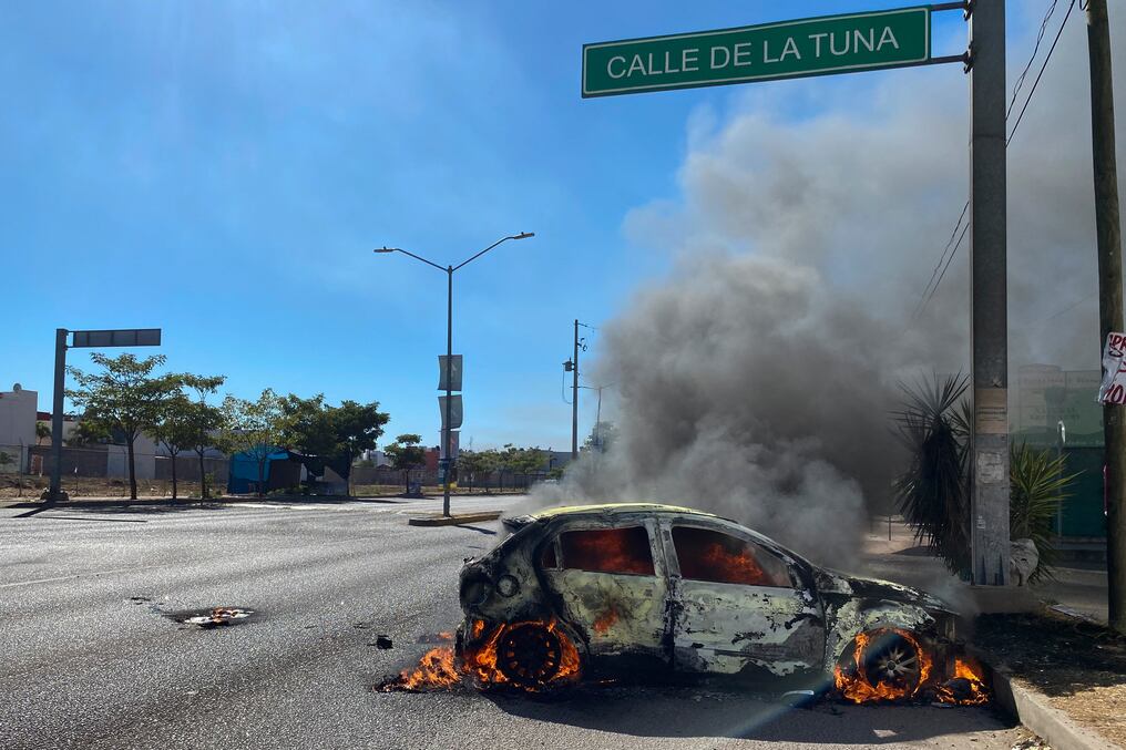 La operación para arrestar al hijo de Joaquín “El Chapo” Guzmán, Ovidio Guzmán, desató el infierno en Culiacán, estado de Sinaloa. Foto: AFP.