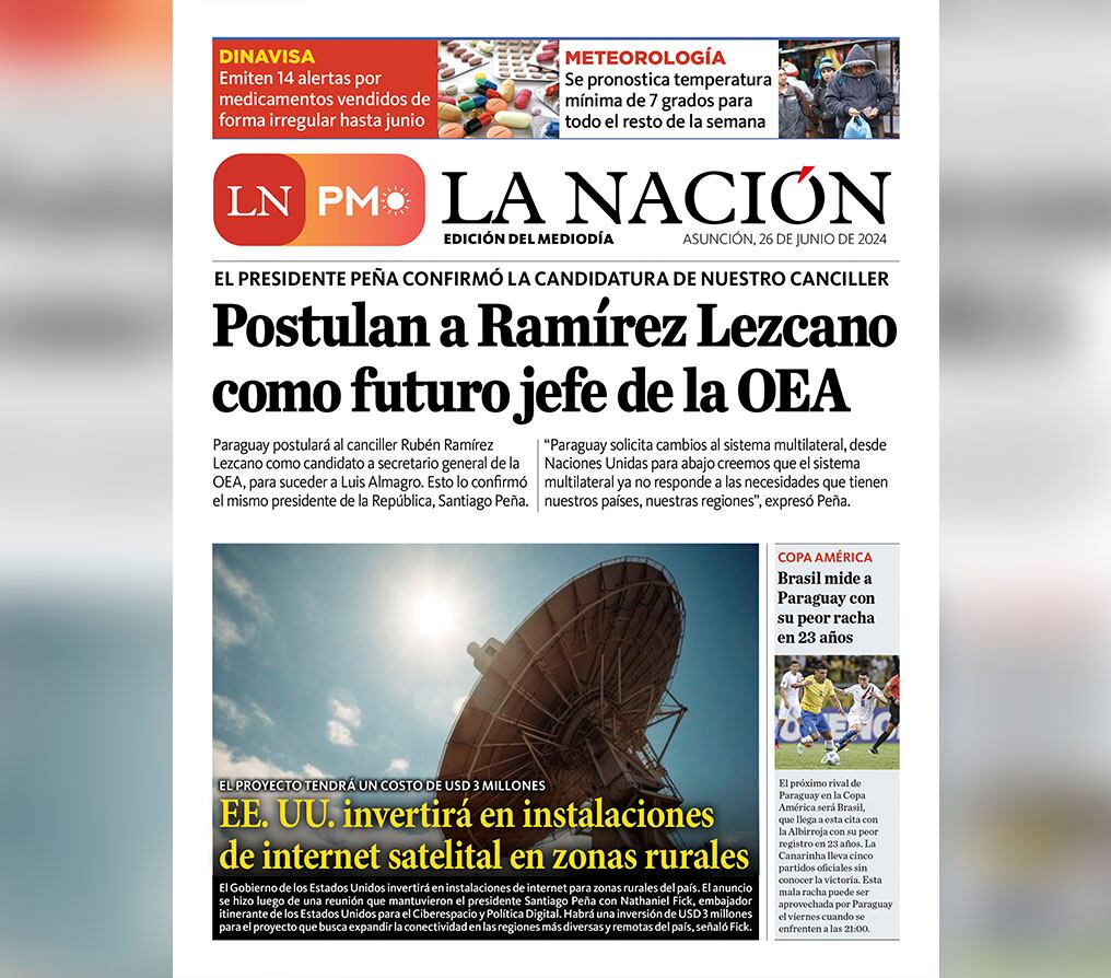 LN PM: edición del 26 de junio